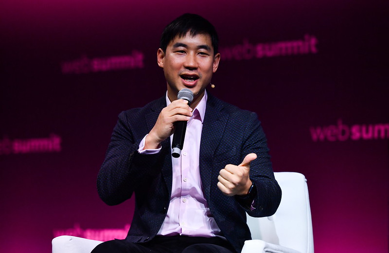 Saeju Jeong, Co-founder & CEO of Noom, on HealthConf Stage during day two of Web Summit 2021 at the Altice Arena in Lisbon, Portugal