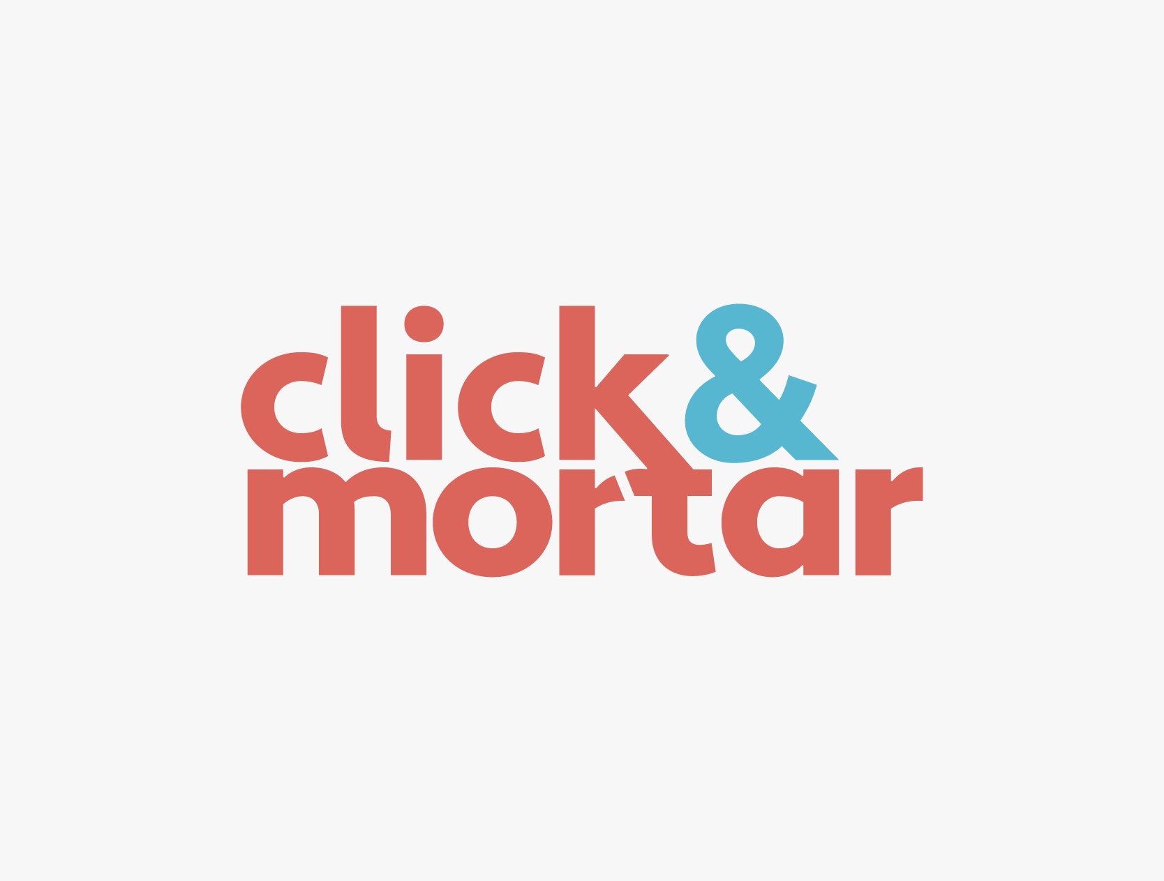 click and mortar logo