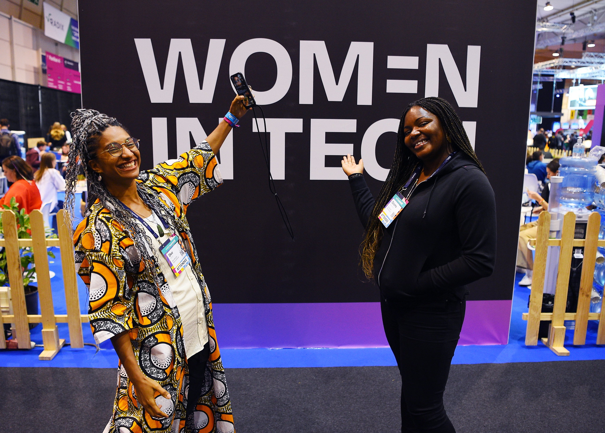 Attendees at Women in Tech during day two of Web Summit 2021 at the Altice Arena in Lisbon, Portugal