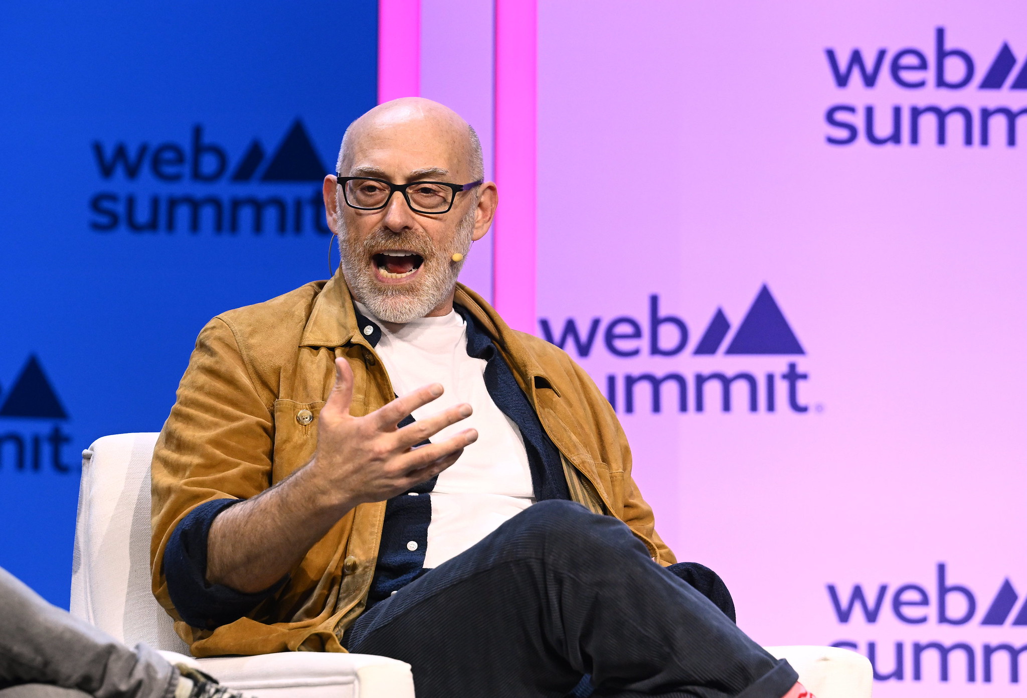 Mike Sigal, Founder, Sigal Ventures; on Startup University Stage during day two of Web Summit 2023 at the Altice Arena in Lisbon, Portugal.