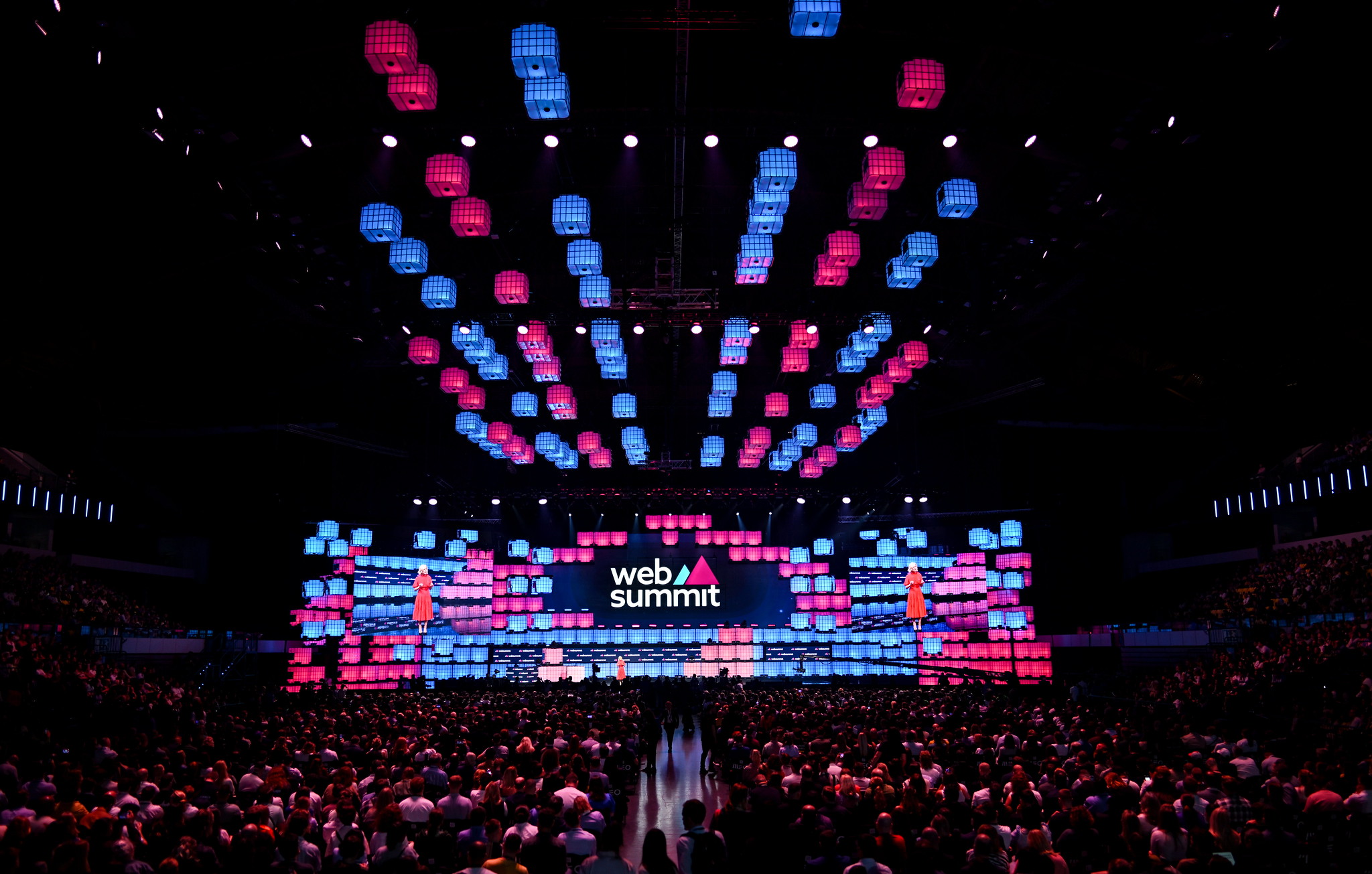 opening night of Web Summit 2023 at the Altice Arena in Lisbon, Portugal