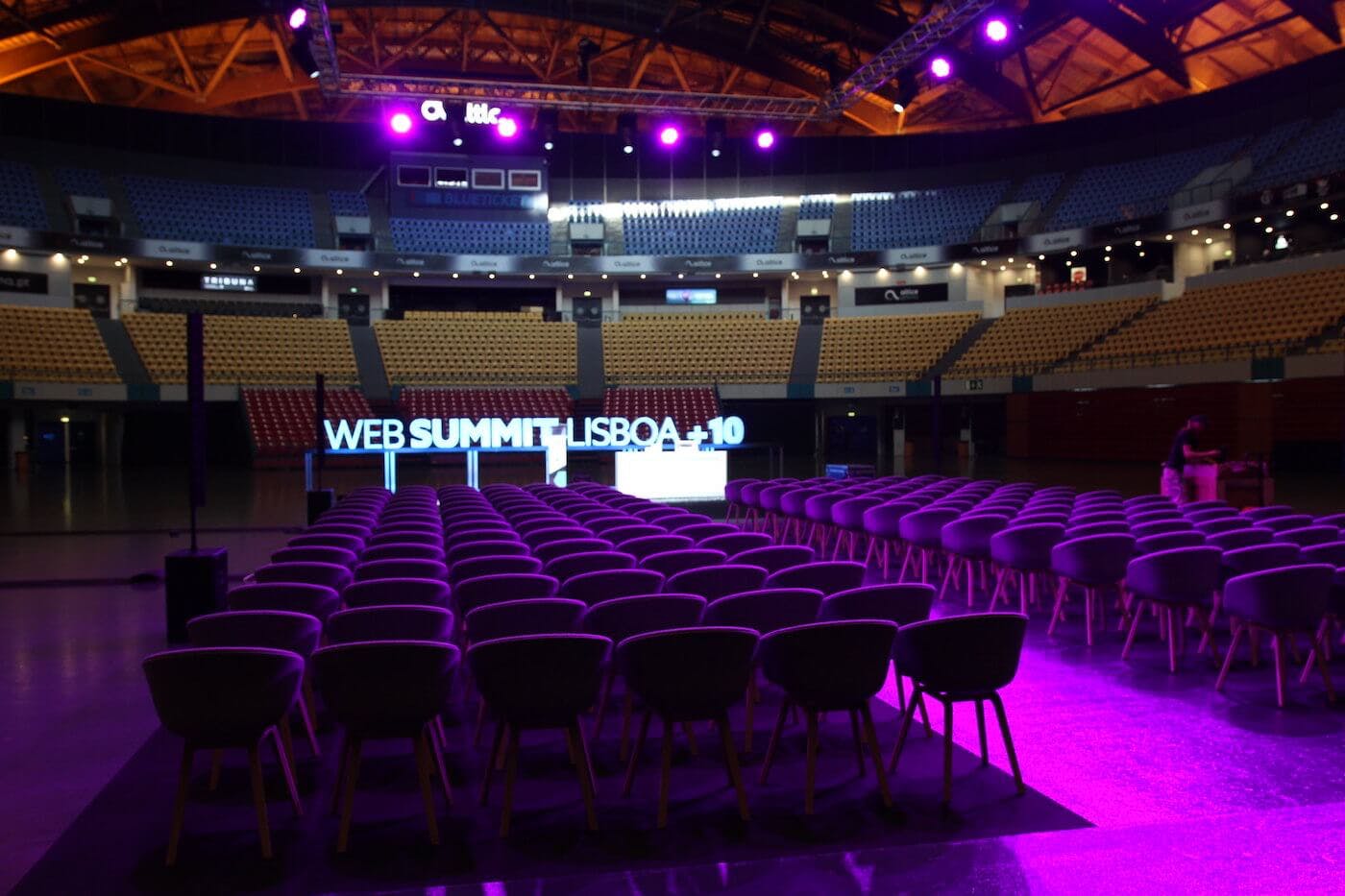 Stage at Web Summit