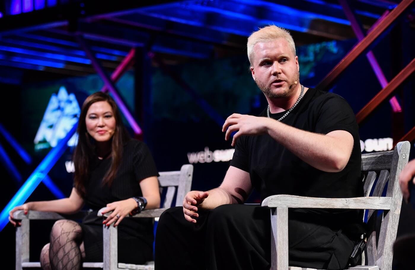 Web Summit panel talking about ad data use