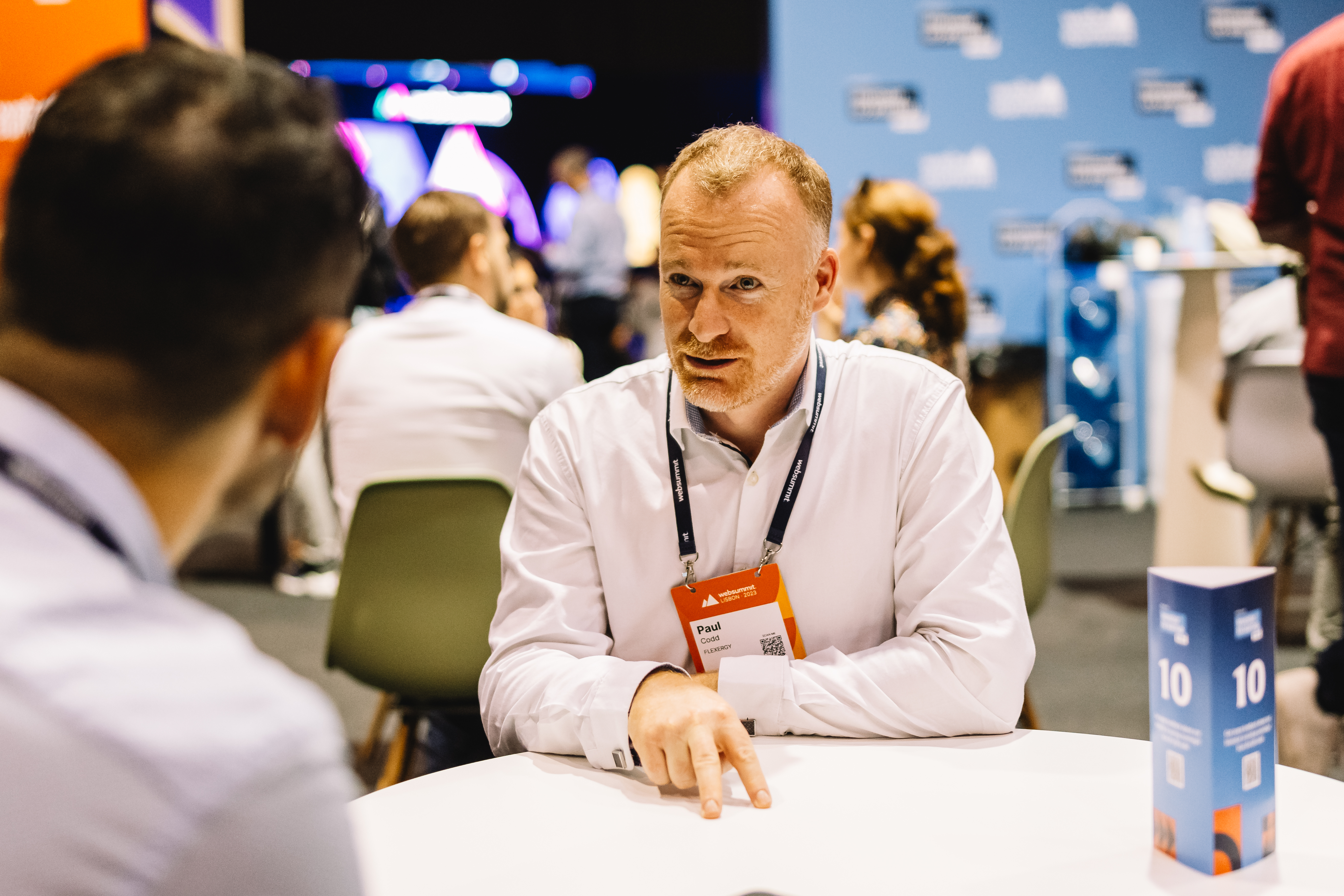 Investor to Startup meetings area at Web Summit