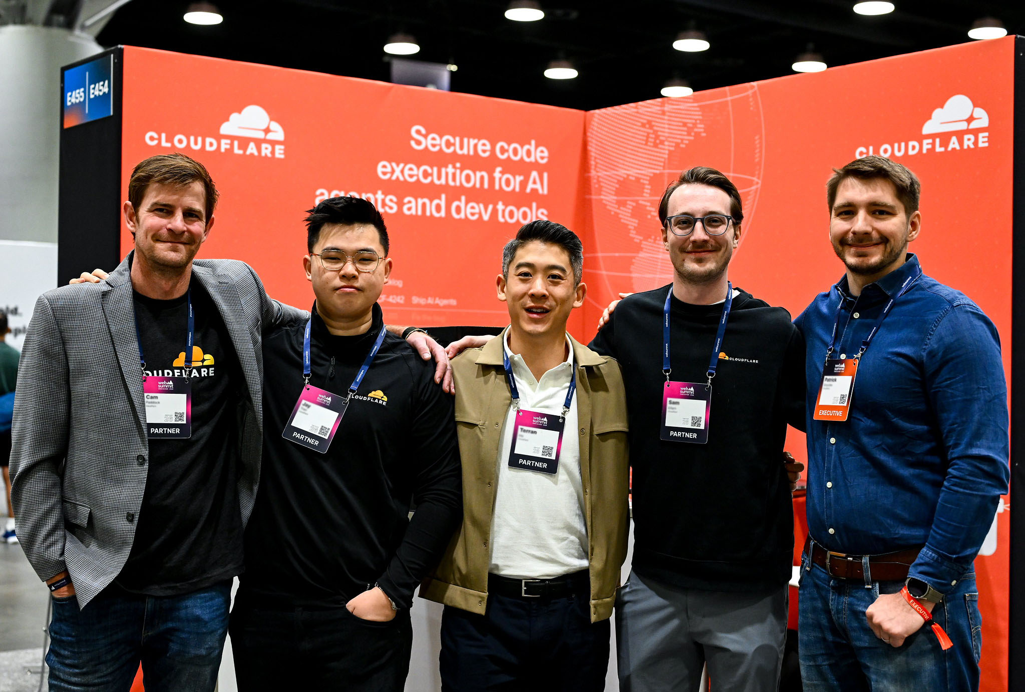 Cloudfare Partner booth during day three of Web Summit Vancouver 2026 at Vancouver Convention Centre